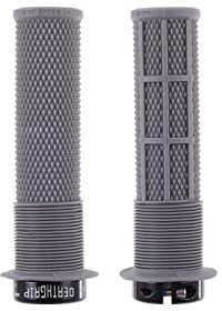 Dmr Deathgrip MTB Mountain Bike Cycle handle bar grips Grey Flanged Lock on Thick Soft