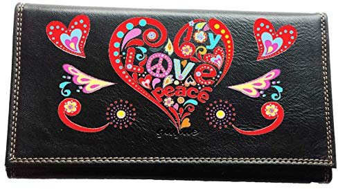 Syl'la Compagnon Tout-en-Un Porte chéquier en Simili Cuir Personnalisé Love