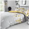 Gaveno Cavailia Luxurious Feathers Bed Set with Duvet Cover and Pillow Cases, Polyester-Cotton, Yellow, King