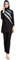 Grsafety Damen Muslimischen Badeanzug - Full Cover Bademode Bescheidene Badebekleidung Swimwear Burkini Frauen, Schwarz-Grau, 2XL