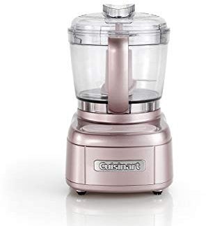 Cuisinart Mini Prep Pro, Compact Mini Food Processor, Onion Chopper, Mixer Grinder, Spice blender, Pulse function and drizzle holes, 900 ml Capacity, Dishwasher safe, Easy to use, Pink