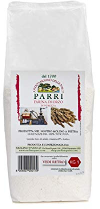 Farina di orzo macinata a pietra confezione da kg 1