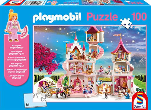 Schmidt Playmobil Princess Castle 100pc inc. Figure
