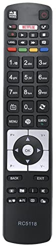 RC5118 Replacement Remote Control Fit for Finlux Hitachi Telefunken Bush ANDERSSON VESTEL Digihome TV