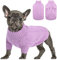 Queenmore Dackel Pullover Hundepullover Grosse Hunde Wärme Hundepulli Strick Pullover Hund Strickmantel Mit Zopfmuster Hundepullover Französische Bulldogge Bulldog Chihuahua Katzen Corgi, Flieder, L