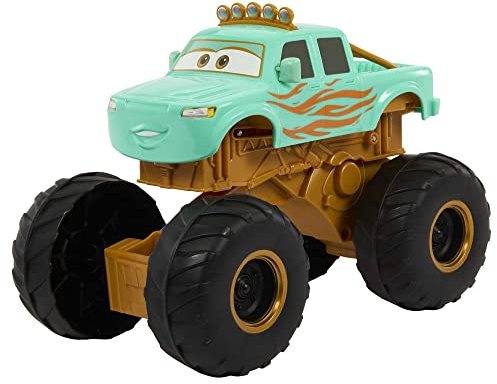 Disney Pixar Cars Spielzeug, Cars On the Road Zirkus Stunt Ivy Fahrzeug, springender Monster Truck inspiriert von der Disney+ Serie, HMD76