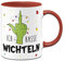 Tassenbrennerei Grinch Tasse - Ich hasse Wichteln - Hand mit Lichterkette - Weihnachtstasse als Geschenk, Wichtelgeschenk zum wichteln - Schrottwichteln (Rot)