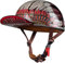 LPXPLP Retro Motorradhelm Halbschalenhelm Mit ECE Zulassung Baseball Cap Helm Jethelm Deutscher Stil Totenkopf Kappe Helm Motorrad Cruiser Roller Cool Helm Für Männer Und Frauen 2,XL