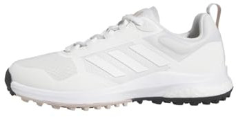 adidas Women's Zoysia Golfschuh Cloud White/Cloud White/Wonder Taupe 38 2/3