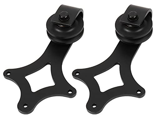 Sonnewelt Herraje para puerta corredera, 183 cm, riel para puerta corredera, sistema de puertas correderas, sistema de puertas correderas hasta 150 kg, diamante