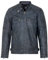 URBAN 5884 Giacca Pelle Uomo RALF, Giubbotto in Vera Pelle Ovina in Stile Biker, Morbido e Resistente, Denim, 5XL