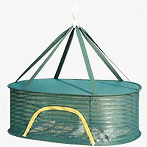 Hierba El Secado Estante Alimento Deshidratador Colgante Malla Tu Forma 3 Capas Plegable Seco Neto Con Cremallera Para El Secado Semillas Hierba Verduras Frutas Brote Plantas(Size:1 Layer,Color:Verde)