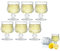 RYHMHA Vasos de chupito, 50 ml, copas de vino para fiestas y catering en casa, copas de brandy, copas de cóctel, vasos de whisky, vasos de tequila y vasos de jerez, juego de 6 (Gerbera)
