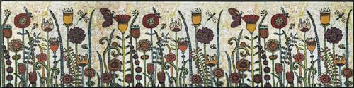 wash+dry Fußmatte, Sonnentag 60x240cm, innen, waschbar, bunt