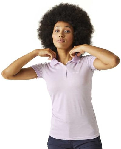 Regatta Remex Poloshirt für Damen, Lilac Frost, 42