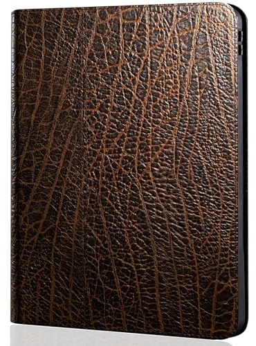 Gexmil Leder Hülle für iPad Air 11 M4/M3/M2 2026/2025/2024,10.9 2022/2020 | Premium Echtleder Cover/Flip,Auto Schlaf/Aufwachen,Schutzhülle Einstellbarer Ständer,Stoßfest,Buffalo Braun
