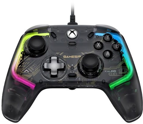 GameSir Kaleid Transparent Wired Gaming Controller für Xbox Series X|S, Xbox One & Windows 10/11, Plug-and-Play Gaming-Gamepad mit Hall Effect Joysticks & Triggers, 3,5-mm-Audioanschluss
