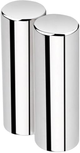 Neodym Magnet Groß, 10mm x 30mm Power Magnete Stark, Silber Neodym Magnete Extra Stark, Magneten Starker Halt, Stark Magnete für Magnettafel, Whiteboard, Werkstatt, Kühlschrank, 2 Stück