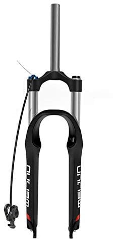 LPYDWZ Mountain Bike Remote Control Front Fork 27.5 Inch, Aluminum Alloy 1-1/8 Hydraulic Shock Absorber Suspension Fork Travel 100mm