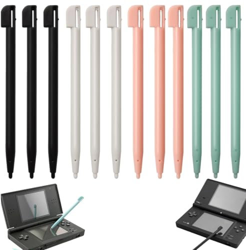 UYVPAER 12Pcs Lápiz Táctil para Nds Lite Dsl Ndsl Ndsl - Bolígrafos Táctiles De Plástico para Una Operación Suave Y Precisa En La Pantalla Táctil