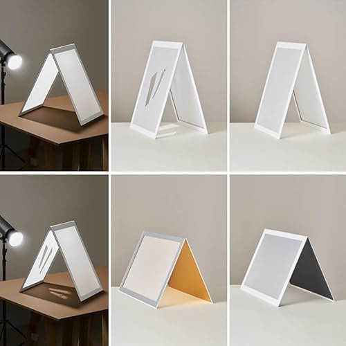 Photo Light Flash Foldable Diffuser & Simulate Window Light Shadow Board for Small Product, Diffusion Photography Shooting Reflective, Alternative to Photo Box for Jelwery Cosmestics