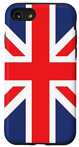 iPhone SE (2020) / 7 / 8 Flag of Great Britain, Men Women Kids United Kingdom UK Case