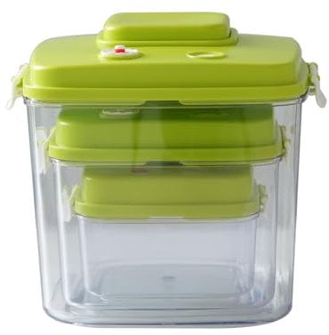 Vmsiuory Press Vacuum Airtight Food Storage Containers, Kitchen Food Vacuum Storage Container, 3 Sets For More Food Storage