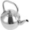 Cabilock Danke Tee Wasserkocher Aus Edelstahl Wasserkessel Büro- Mit Deckel Für Zu Hause Tragbarer Wasserkocher Moderne Reise-teekessel Rostfreier Stahl Silver Teapot