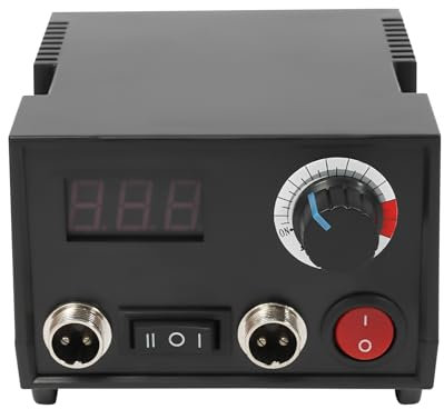 Brandmalerei Holzgravurgerät, 60W Brandmalerei Stift Lötkolben Set mit 20 Drahtspitzen, Temperatureinstellbereich 572-1292°F, Professionelle Holz Verbrennungsmaschine Kit mit LED