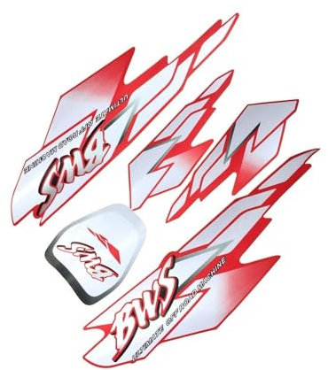 Motorrad Aufkleber Tankschutz Motorrad Zubehör Roller Ganze Körper Verkleidung Dekorative Logo Emblem Reflektierende Abzeichen Aufkleber Aufkleber Für BWS 100