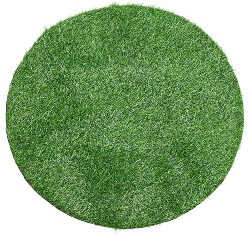 BCOATH Kunstrasenteppich für Hunde und Welpen Grün 90x90x2,5cm Wetterfest Weich Kunstrasenmatte Balkon Terrasse Outdoor Deko