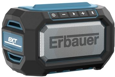 Erbauer ERI1109RDI Enceinte de Chantier sans Fil 18V (sans Batterie)