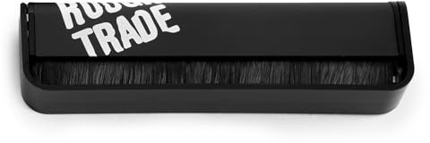 am Antistatische Kohlefaserbürste für Schallplatten – Carbon Vinyl Reinigungsbürste für Plattenspieler – Effektive Staub- & Static-Entfernung, Rough Trade