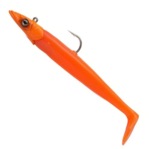Savage Gear Sandeel V2-2 Gummifische + 1 Jigkopf
