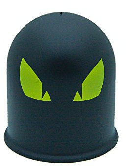 Schutzkappe Anhängerkupplung Dämon Teufel Evil Eye Cap 1 / Böser Blick 1 gelb