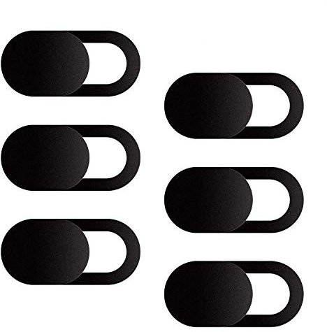 Copri Webcam, 6 Pezzi, Ultra Sottile Design, Protezione Privacy e Sicurezza per Laptop, PC, Macbook, iMac, Computer, iPad, smartphone