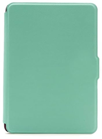 MOKASE Case for 6 Kindle Paperwhite 5th/6th/7th Generation 2012-2016 | Durable PU Leather Case with Auto Sleep/Wake & Hand Strap for 6 inch Kindle Paperwhite 5th/6th/7th Generation, Mint