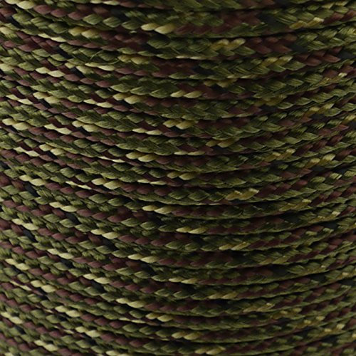 Army Military Paracord Reel 3mm Basha Tent Bivi Camping Guy Rope Para Cord (Army Camo, 100ft)