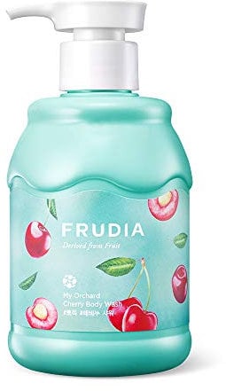 FRUDIA. My Orchard Gel de Baño Cherry. Espuma Corporal de Cereza para Manchas. Limpia e Hidrata. Ayuda a Eliminar las Células Muertas. Contenido 350 ml.
