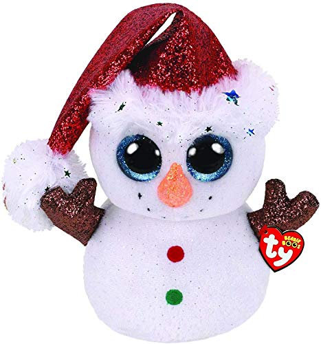 TY Flurry Snowman Xmas 2019 Plüsch Mehrfarbig Large