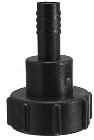 1000 l IBC 60 mm auf 20 mm Wassertank Gartenschlauch Adapter Gewinde Ventilverbinder 2 Zoll auf 3/4 Zoll