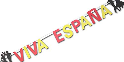 Buchstabenketten Viva Espana für Spanien Länderdekoration