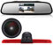 【Super HD Rückfahrkamera Set】4.3'' Rückspiegel Monitor + 1280*720 Pixel 1000TV Linien HD Nachtsicht Bremsleuchte Rückfahrkamera Ersatz für VW T6 Heckklappe Hochdach Transporter Business MPV SUV