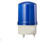 Luz de advertencia giratoria POWERTOOL Luz de baliza LED Lámpara de emergencia sin sonido para taller, fábrica, cabina de envío (220 V, azul)