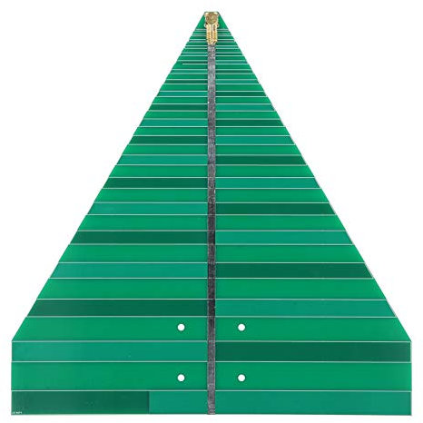 Walfront Ultra-Breitbandantenne, Log Periodische UWB-Antenne 600-6000 MHz Ultra-Breitband-Leiterplatte 50 W für UWB mit WiFi