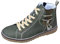 Stivaletti Stivali Sneakers Donna Calda Taglie Forti Scarpe Basse Casual con Zeppa Stivali Corti alla Caviglia (40,Verde)