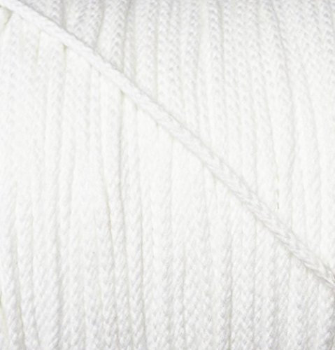 5 m Baumwollkordel 3 mm weiß