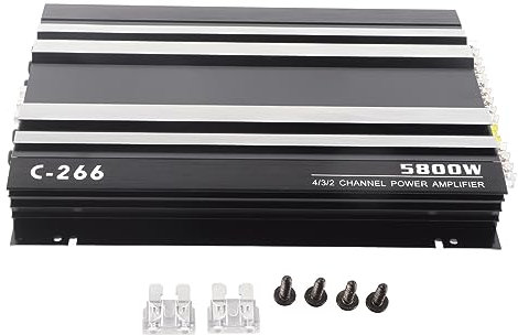 prime car amps. + Amplificatore a gamma completa 5800 W 12V Amplificatore per auto Amplificatore ad alta potenza Hi-Fi audio portatile audio stereo Subwoofer
