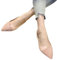 Minetom Ballerine Donna Classica Piani OL Piatto Sandali Appuntito Ballerine Punta Tacchi Bassi Partito Sera Scarpe C Rosa 38 EU