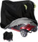 MaxAwe 190 x 71 x 117cm Elektromobil Abdeckplane, wasserdichte Scooter Abdeckung, 420D Oxford Abdeckung Heavy Duty Mobilitätsroller Rollerabdeckung mit Gummiband für Behinderung Schutzhülle